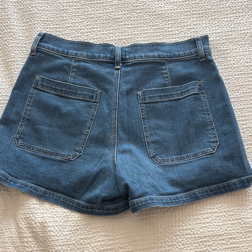J. Crew Women's Blue Jean Shorts - Picture 3 of 3